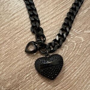 NWT Marc Jacobs The Pave Heart Balloon Necklace